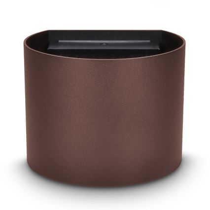 Brilagi - LED Venkovní nástěnné svítidlo RONDO LED/6W/230V hnědá IP54