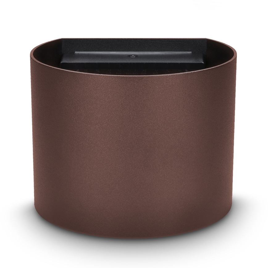 Brilagi - LED Venkovní nástěnné svítidlo RONDO LED/6W/230V hnědá IP54