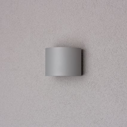 Brilagi - LED Venkovní nástěnné svítidlo RONDO LED/6W/230V šedá IP54