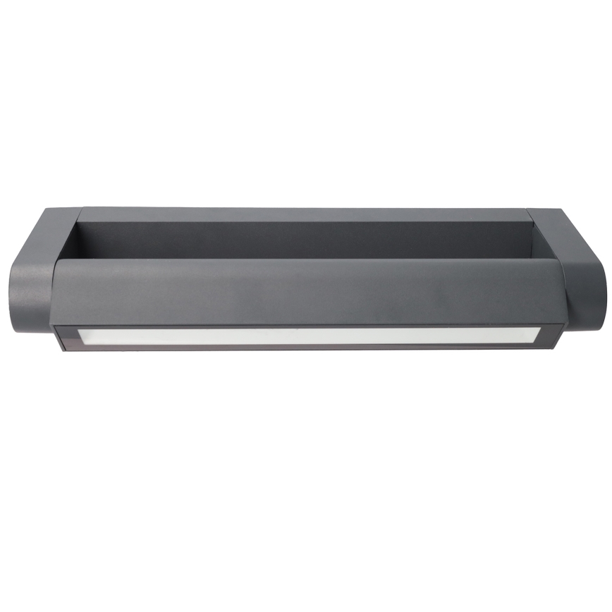 Brilagi - LED Venkovní nástěnné svítidlo SALERNO LED/12W/230V 35,5 cm antracit IP65