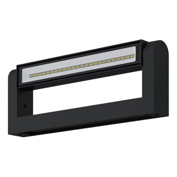 Brilagi - LED Venkovní nástěnné svítidlo SALERNO LED/12W/230V 35,5 cm černá IP65