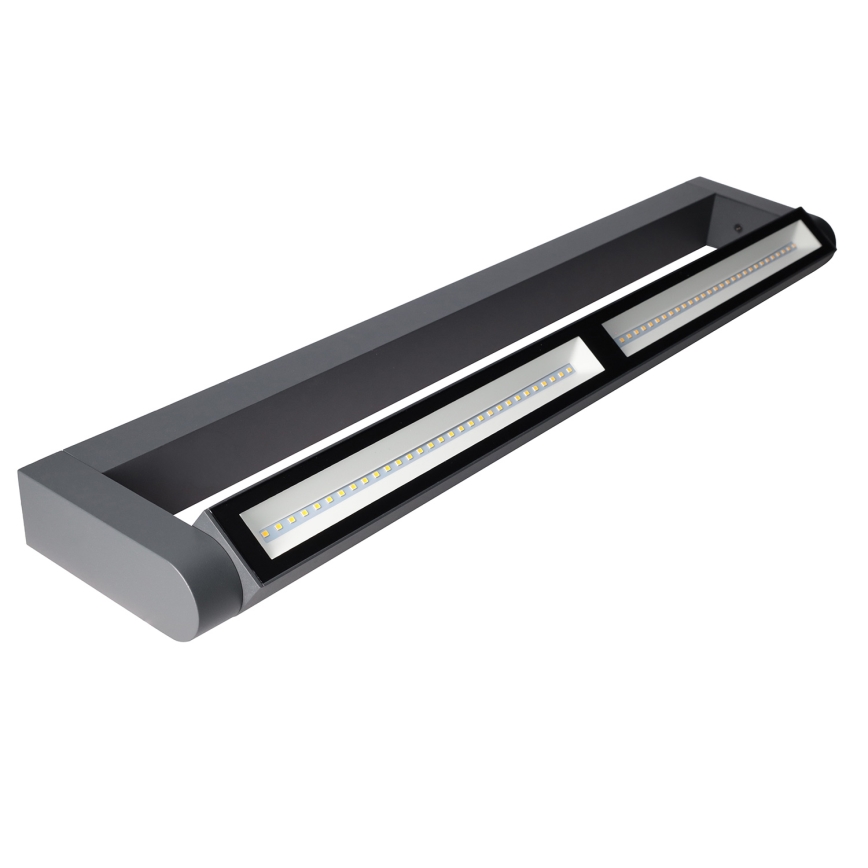 Brilagi - LED Venkovní nástěnné svítidlo SALERNO LED/24W/230V 66 cm antracit IP65