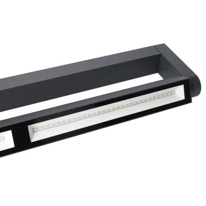 Brilagi - LED Venkovní nástěnné svítidlo SALERNO LED/24W/230V 66 cm antracit IP65