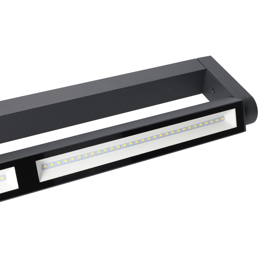 Brilagi - LED Venkovní nástěnné svítidlo SALERNO LED/24W/230V 66 cm antracit IP65