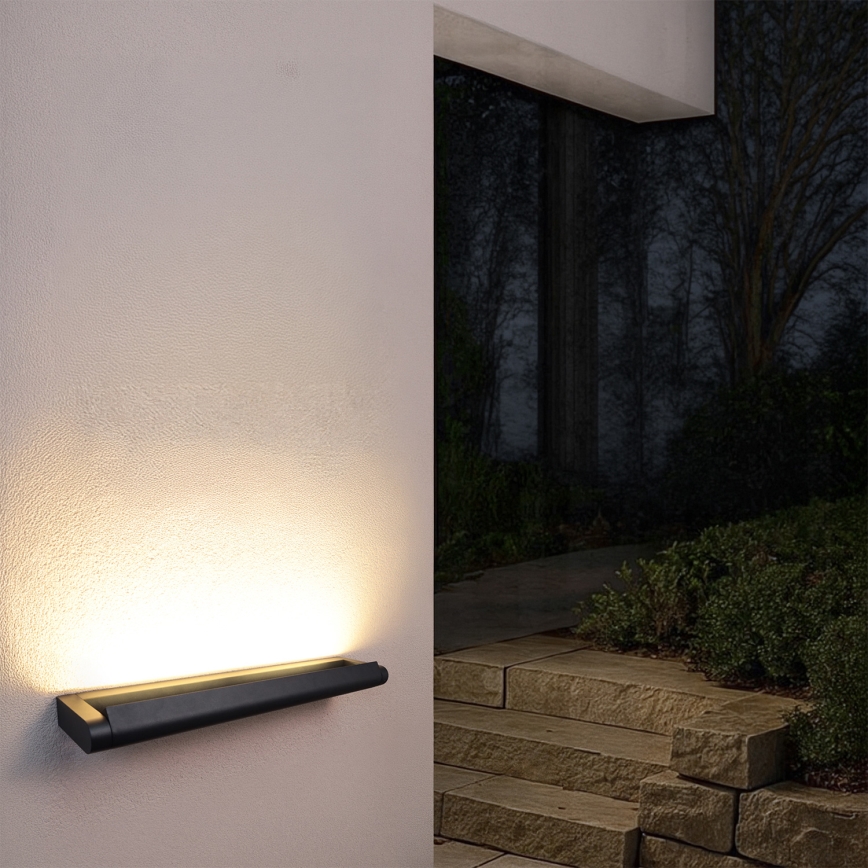 Brilagi - LED Venkovní nástěnné svítidlo SALERNO LED/24W/230V 66 cm černá IP65