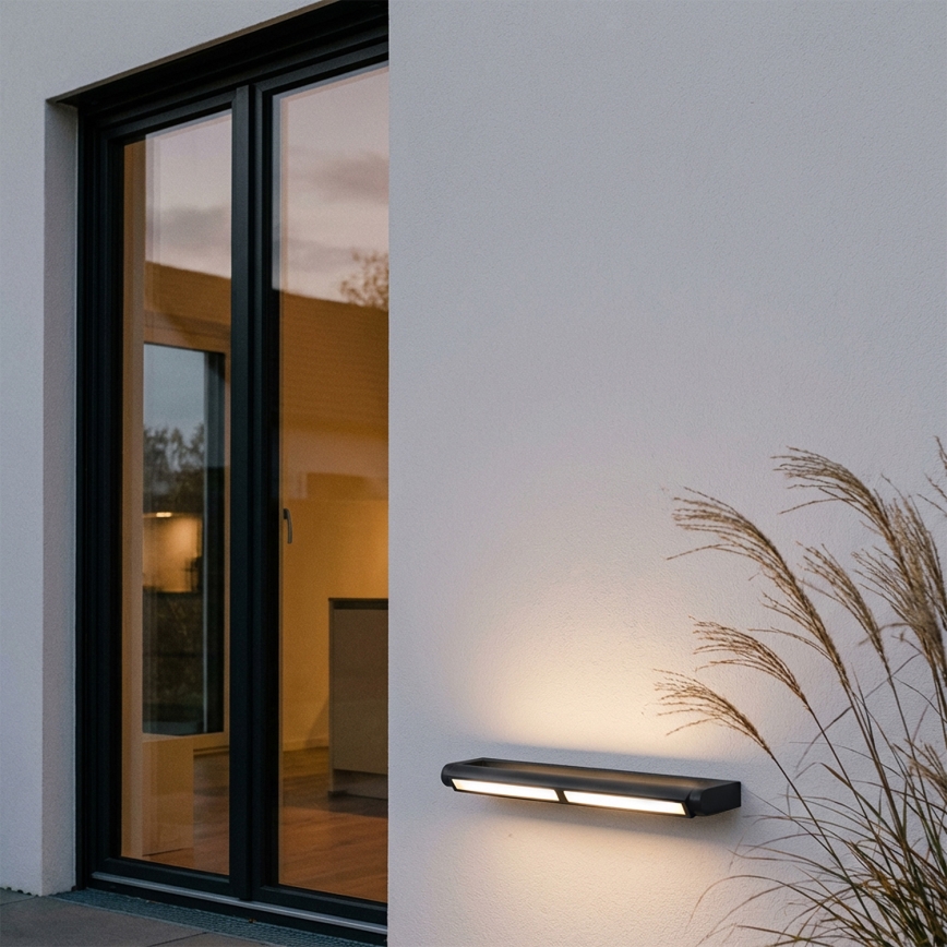 Brilagi - LED Venkovní nástěnné svítidlo SALERNO LED/24W/230V 66 cm černá IP65