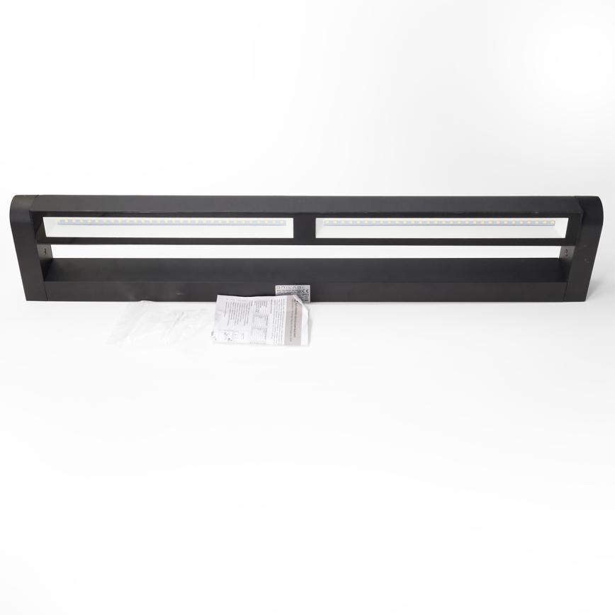 Brilagi - LED Venkovní nástěnné svítidlo SALERNO LED/24W/230V 66 cm černá IP65