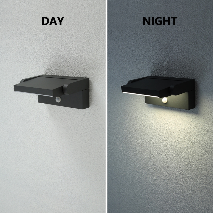 Brilagi - LED Venkovní nástěnné svítidlo se senzorem ANKLE LED/12,5W/230V IP54