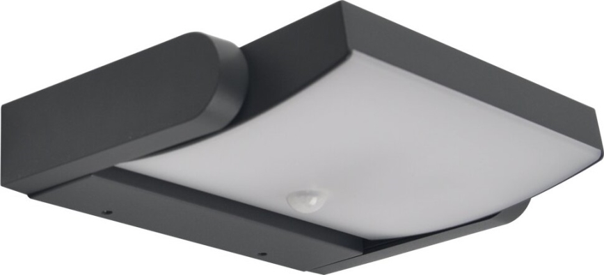 Brilagi - LED Venkovní nástěnné svítidlo se senzorem ANKLE LED/18W/230V 3000K IP65 antracit