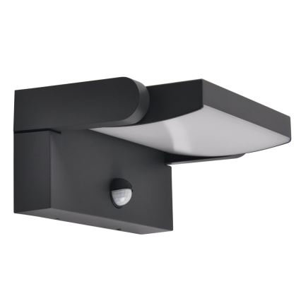Brilagi - LED Venkovní nástěnné svítidlo se senzorem ANKLE LED/18W/230V 3000K IP65 antracit