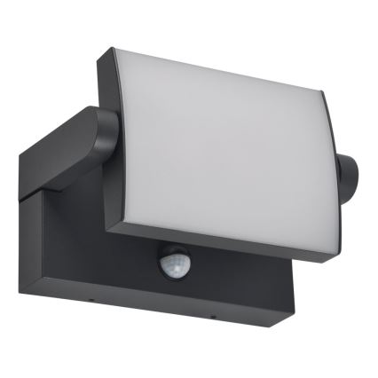Brilagi - LED Venkovní nástěnné svítidlo se senzorem ANKLE LED/18W/230V 3000K IP65 antracit