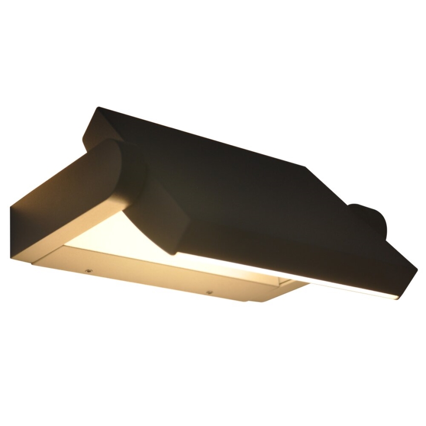 Brilagi - LED Venkovní nástěnné svítidlo se senzorem ANKLE LED/18W/230V 3000K IP65 antracit