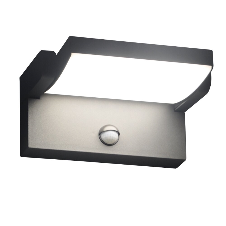 Brilagi - LED Venkovní nástěnné svítidlo se senzorem ANKLE LED/18W/230V 4000K IP65 antracit