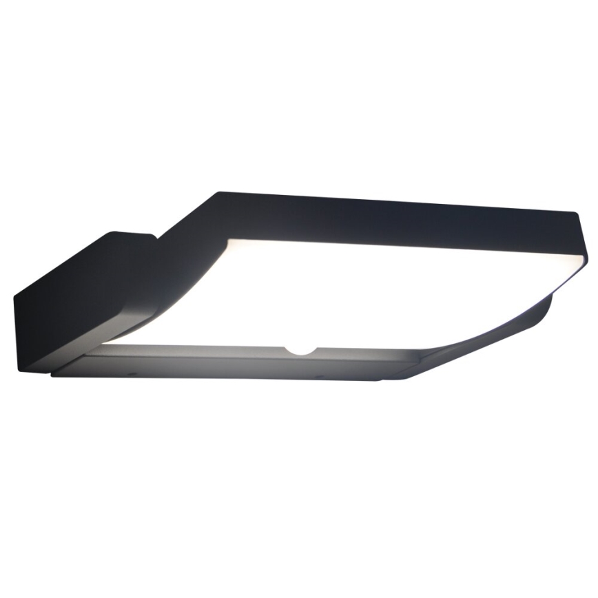 Brilagi - LED Venkovní nástěnné svítidlo se senzorem ANKLE LED/18W/230V 4000K IP65 antracit