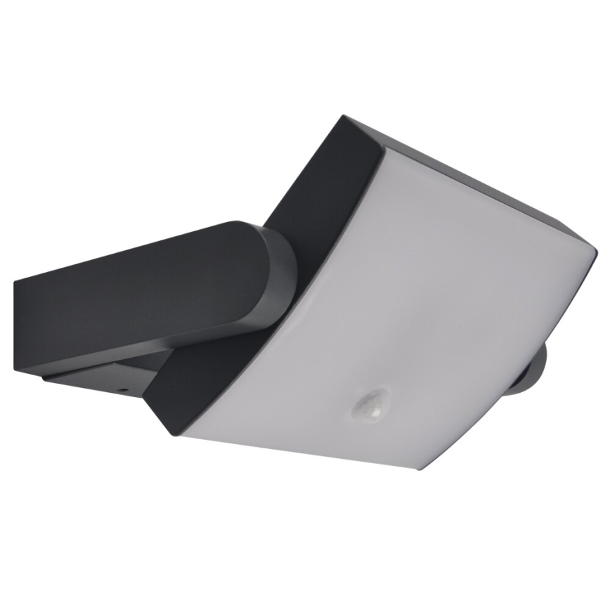 Brilagi - LED Venkovní nástěnné svítidlo se senzorem ANKLE LED/18W/230V 4000K IP65 antracit