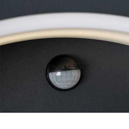 Brilagi - LED Venkovní nástěnné svítidlo se senzorem ARCELO LED/8W/230V IP54