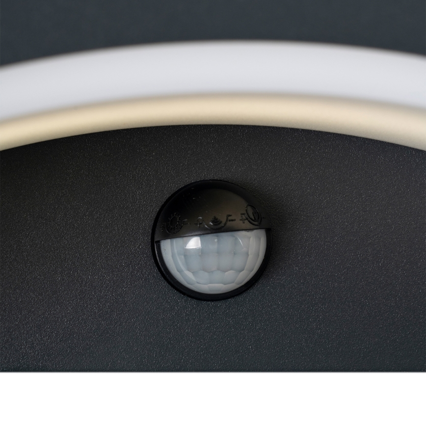 Brilagi - LED Venkovní nástěnné svítidlo se senzorem ARCELO LED/8W/230V IP54