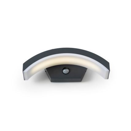 Brilagi - LED Venkovní nástěnné svítidlo se senzorem ARCELO LED/8W/230V IP54