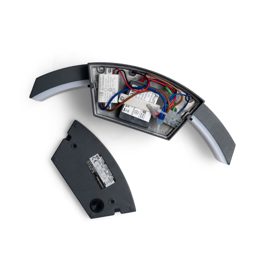 Brilagi - LED Venkovní nástěnné svítidlo se senzorem ARCELO LED/8W/230V IP54