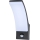 Brilagi - LED Venkovní nástěnné svítidlo se senzorem ARCELO LED/9W/230V IP44