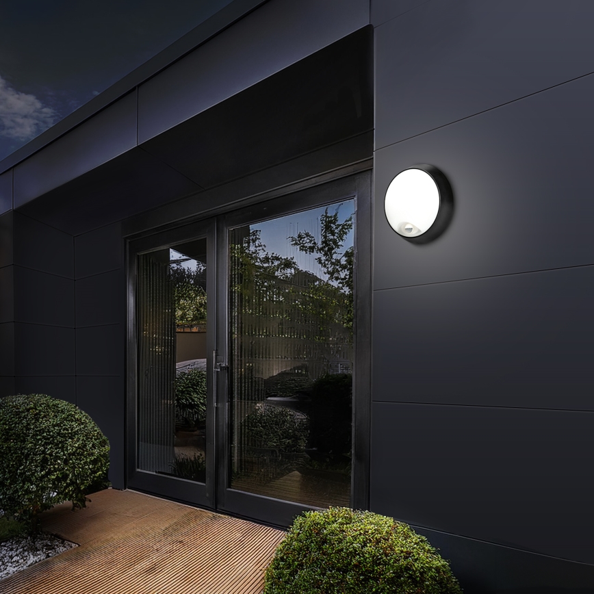 Brilagi - LED Venkovní nástěnné svítidlo se senzorem 2v1 BULKHEAD LED/20W/230V IP65