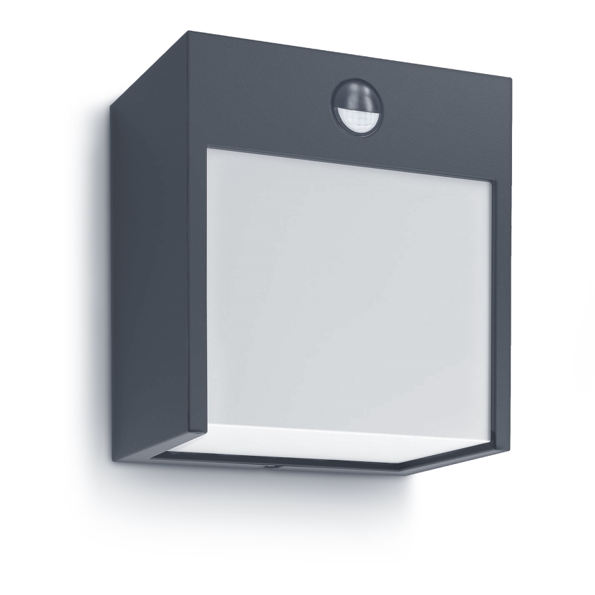Brilagi - LED Venkovní nástěnné svítidlo se senzorem TERNI LED/12W/230V antracit IP44