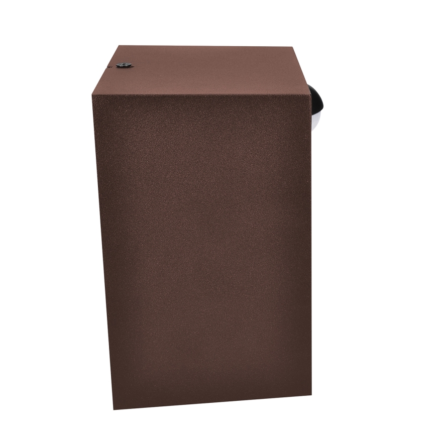 Brilagi - LED Venkovní nástěnné svítidlo se senzorem TERNI LED/12W/230V hnědá IP44