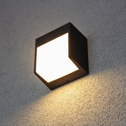 Brilagi - LED Venkovní nástěnné svítidlo TERNI LED/12W/230V černá IP44
