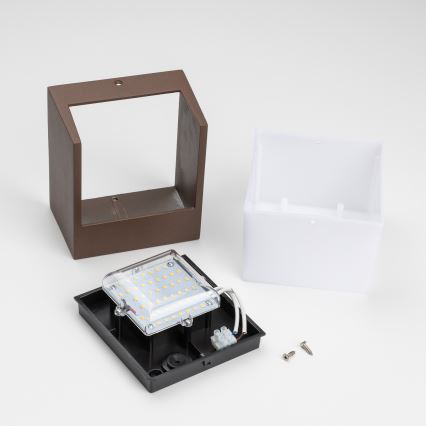 BRILAGI - LED Venkovní nástěnné svítidlo TERNI LED/12W/230V hnědá IP44