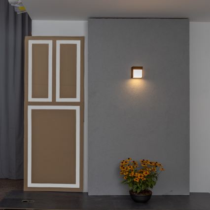 BRILAGI - LED Venkovní nástěnné svítidlo TERNI LED/12W/230V hnědá IP44