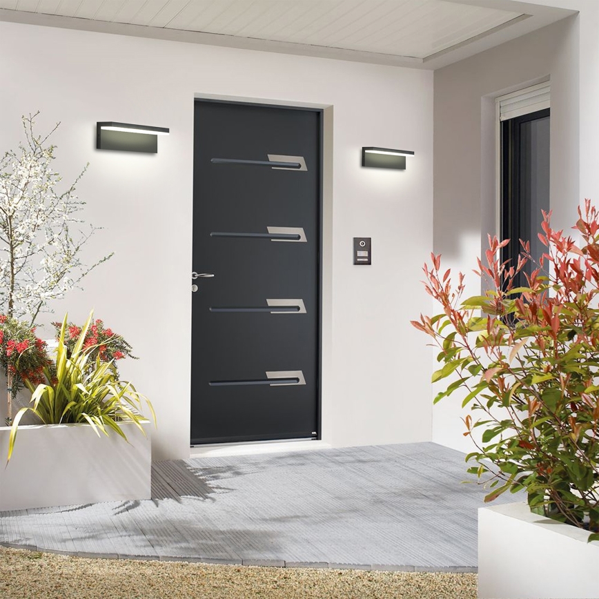 Brilagi - LED Venkovní nástěnné svítidlo TESSI LED/10W/230V antracit IP54