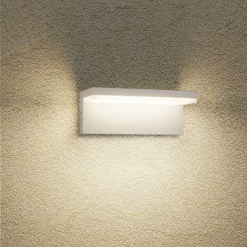 Brilagi - LED Venkovní nástěnné svítidlo TESSI LED/10W/230V bílá IP54