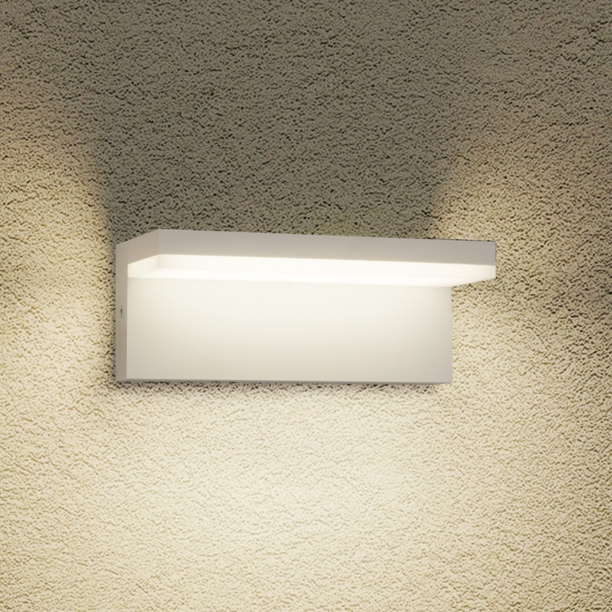 Brilagi - LED Venkovní nástěnné svítidlo TESSI LED/10W/230V bílá IP54