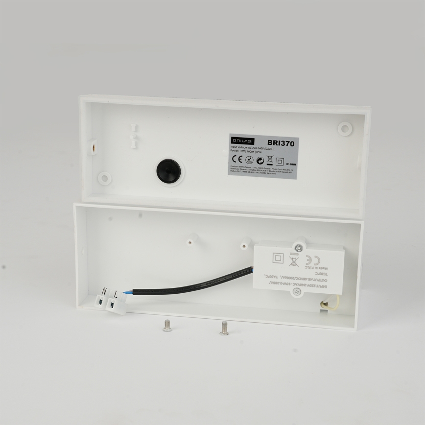 Brilagi - LED Venkovní nástěnné svítidlo TESSI LED/10W/230V bílá IP54