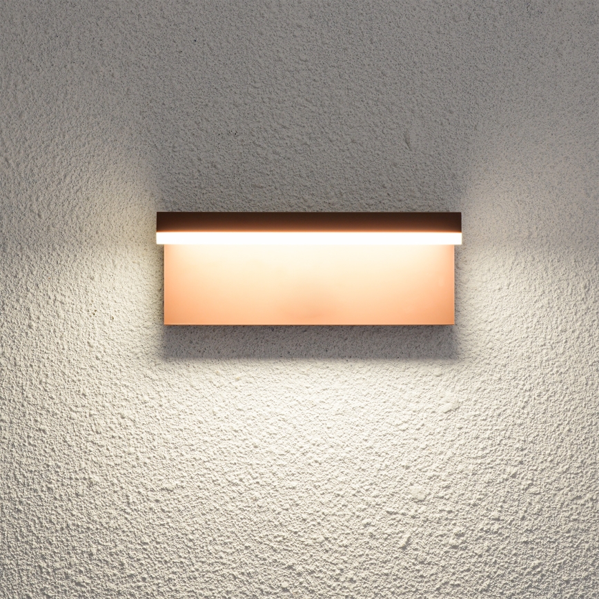 Brilagi - LED Venkovní nástěnné svítidlo TESSI LED/10W/230V hnědá IP54