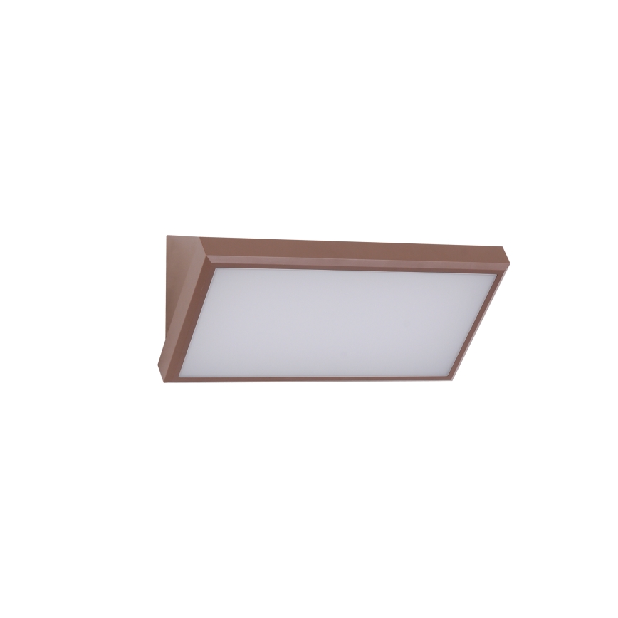 Brilagi - LED Venkovní nástěnné svítidlo TRIANGLE LED/20W/230V 3000/4000/6500K hnědá IP65