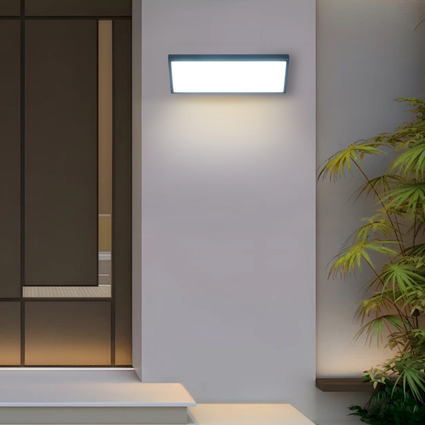 Brilagi - LED Venkovní nástěnné svítidlo TRIANGLE LED/42W/230V antracit IP65