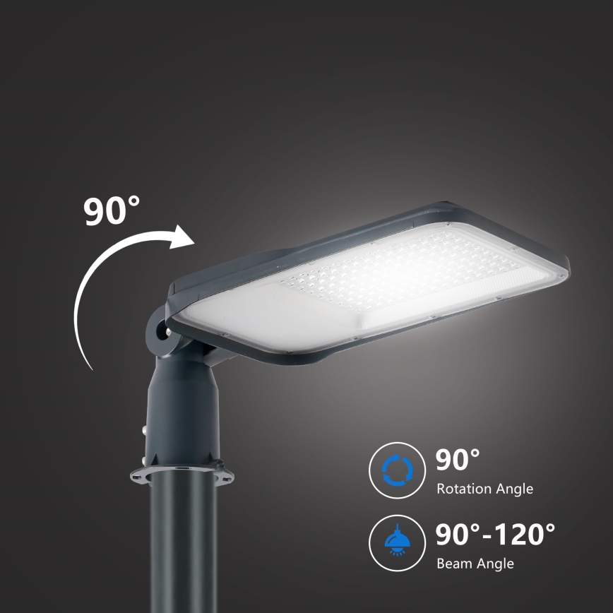 Brilagi - LED Venkovní pouliční lampa s kloubem URBANLIGHT LED/100W/230V antracit IP65