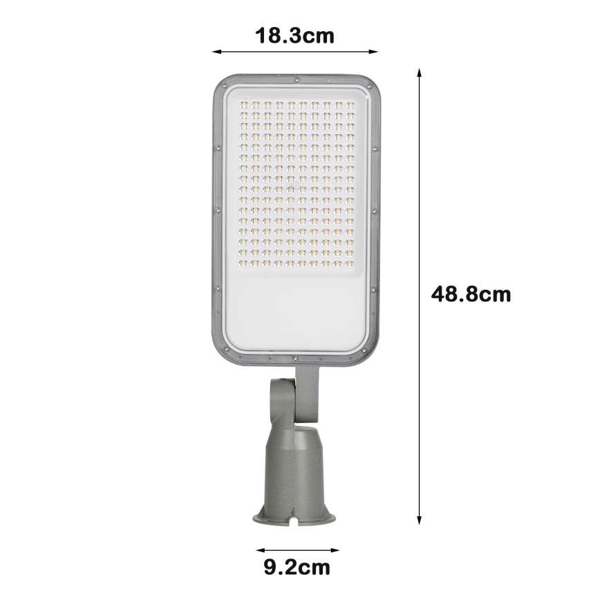 Brilagi - LED Venkovní pouliční lampa s kloubem URBANLIGHT LED/100W/230V šedá IP65