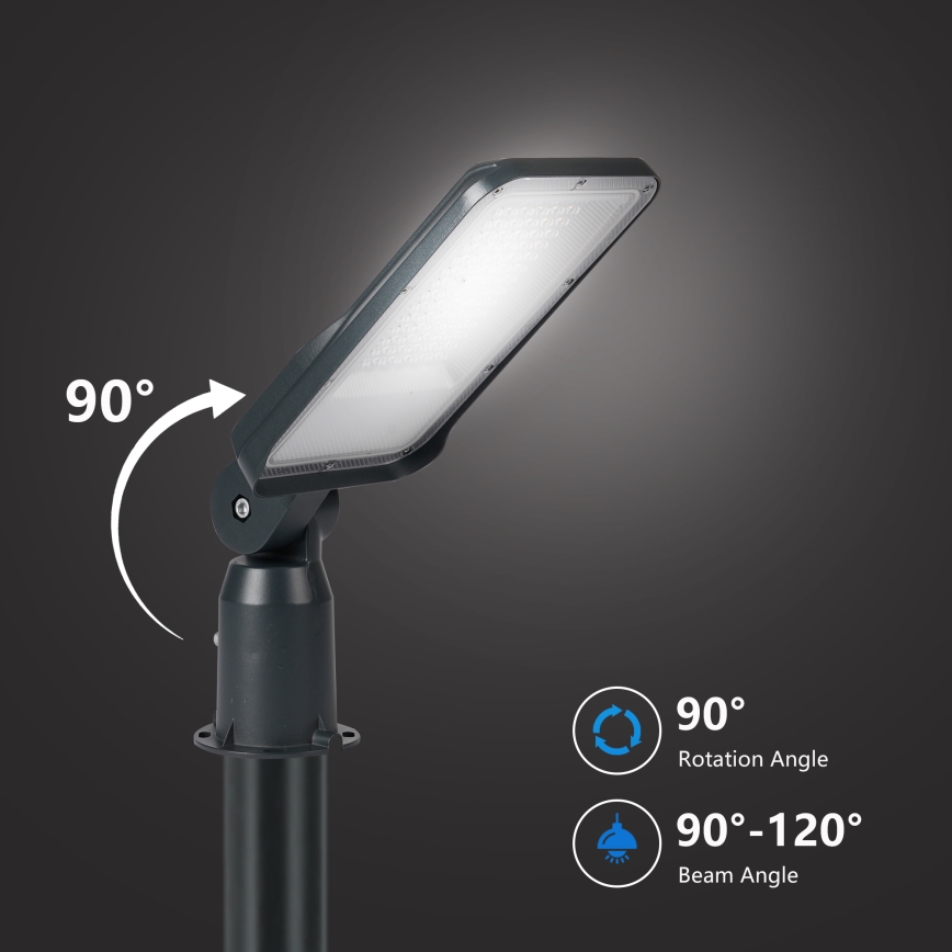 Brilagi - LED Venkovní pouliční lampa s kloubem URBANLIGHT LED/50W/230V antracit IP65