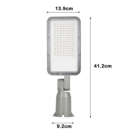Brilagi - LED Venkovní pouliční lampa s kloubem URBANLIGHT LED/50W/230V šedá IP65