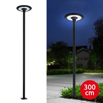 Brilagi - LED Venkovní pouliční lampa se sloupem 3 m URBANSPARK LED/120W/230V černá IP65