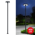 Brilagi - LED Venkovní pouliční lampa se sloupem 4 m URBANSPARK LED/120W/230V černá IP65