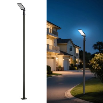 Brilagi - LED Venkovní pouliční lampa se sloupem a kloubem 3 m URBANLIGHT LED/50W/230V černá IP65