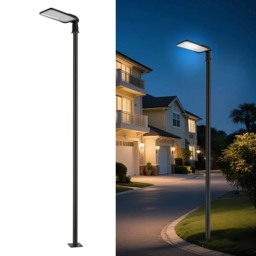 Brilagi - LED Venkovní pouliční lampa se sloupem a kloubem 4 m URBANLIGHT LED/200W/230V černá IP65