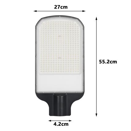 Brilagi - LED Venkovní pouliční lampa URBANLIGHT LED/200W/230V černá IP65
