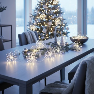 Brilagi - LED Venkovní  řetěz 150xLED 5m IP44 studená bílá ohňostroj