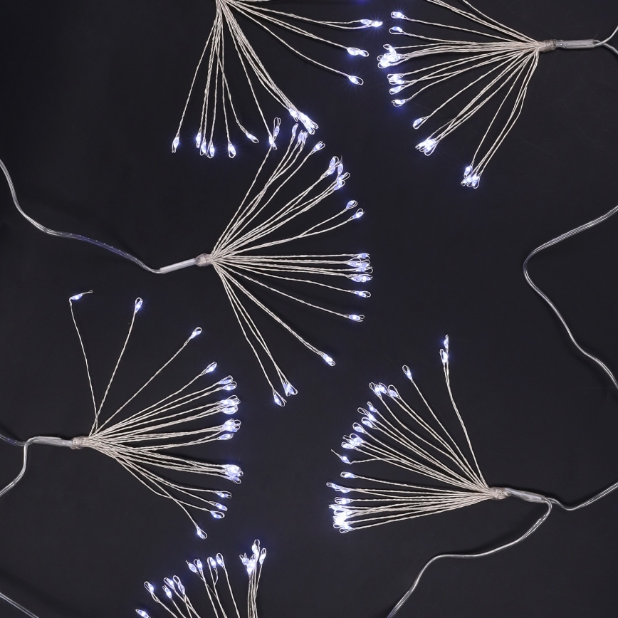 Brilagi - LED Venkovní  řetěz 150xLED 5m IP44 studená bílá ohňostroj