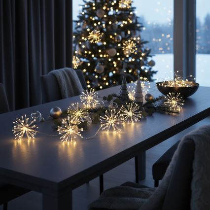 Brilagi - LED Venkovní  řetěz 150xLED 5m IP44 teplá bílá ohňostroj