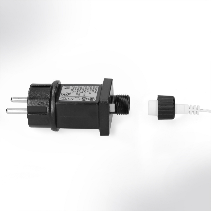 Brilagi - LED Venkovní  řetěz 200xLED/8 funkcí 13m IP44 studená bílá rampouchy